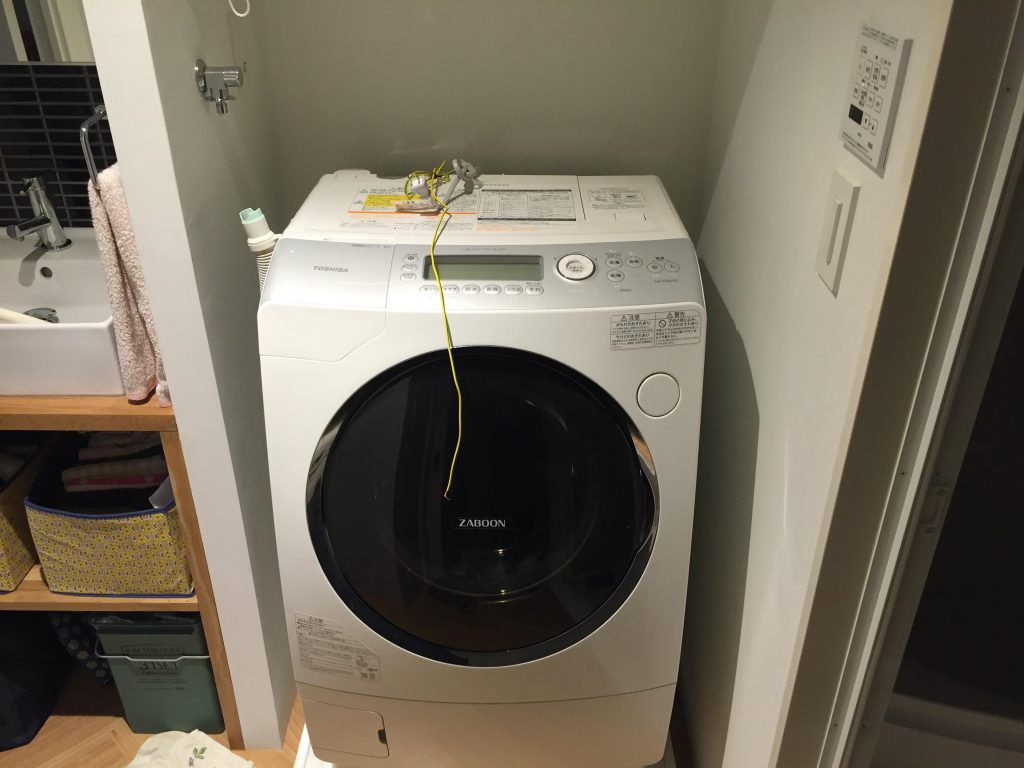 港北区にて洗濯機の取り付け依頼を頂きました