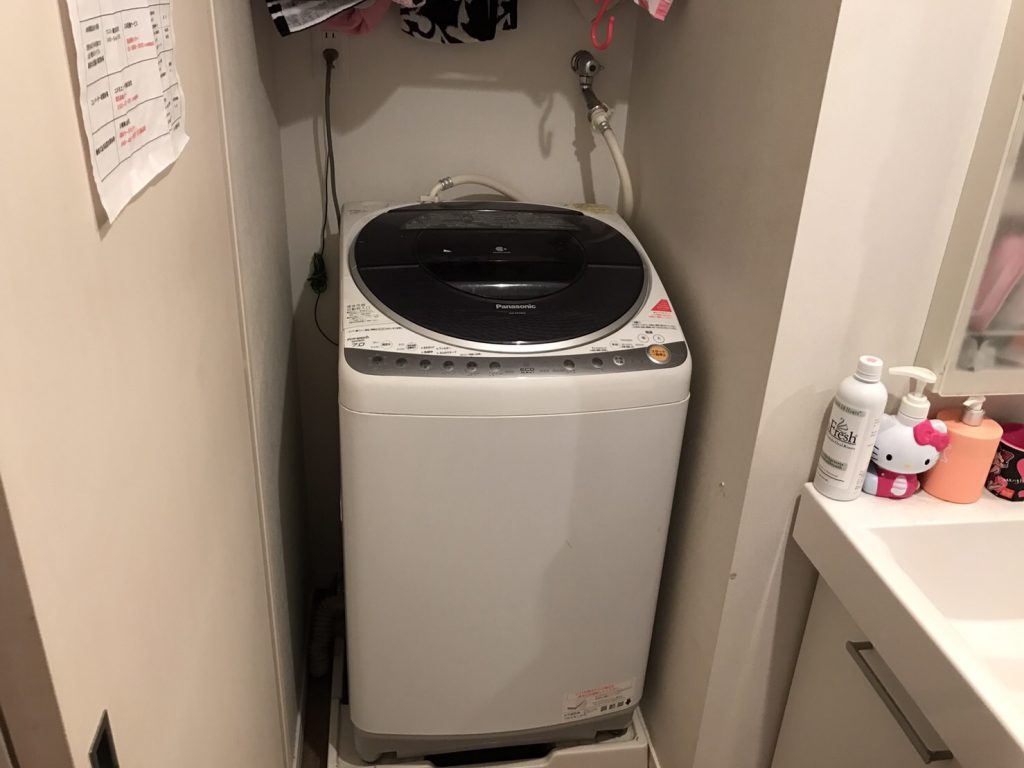 東京都練馬区で洗濯機排水口のつまりを修理してきました