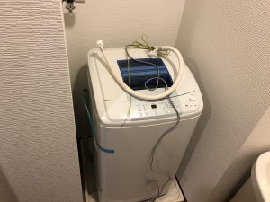 横浜市泉区にて洗濯機の取り付け依頼を頂きました
