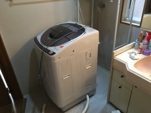 豊島区にて洗濯機の取り付け依頼を頂きました