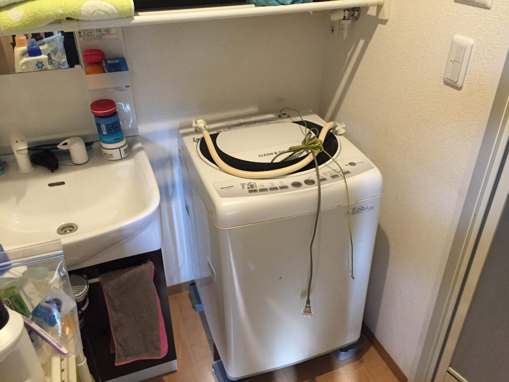 鶴見区にて洗濯機の取り付け依頼を頂きました