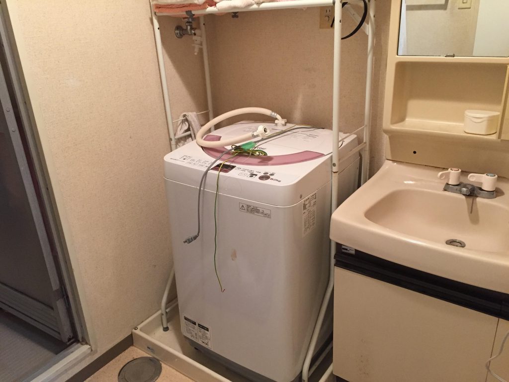 北区にて洗濯機の取り付け依頼を頂きました