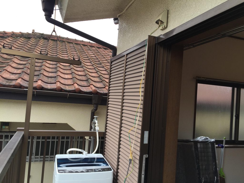 横浜市中区にて洗濯機の取り付け依頼を頂きました
