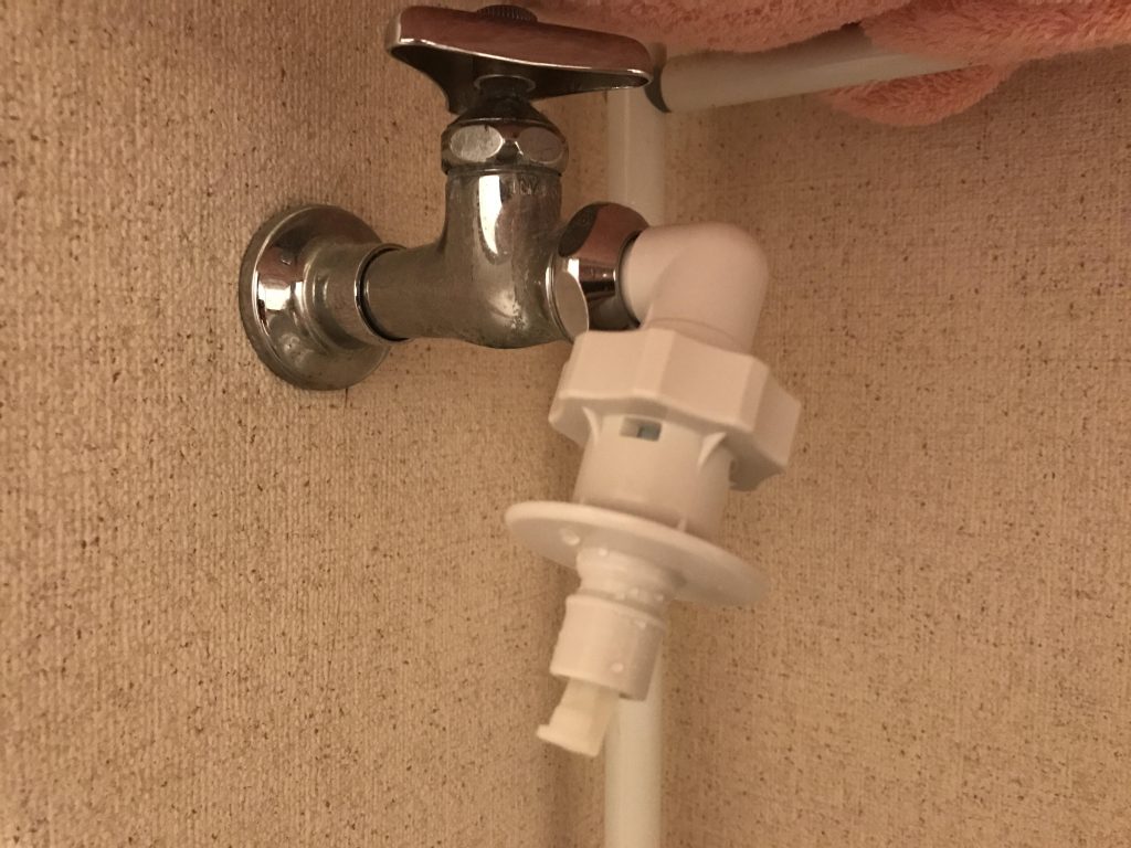 横浜市泉区にて洗濯機の取り付け依頼を頂きました