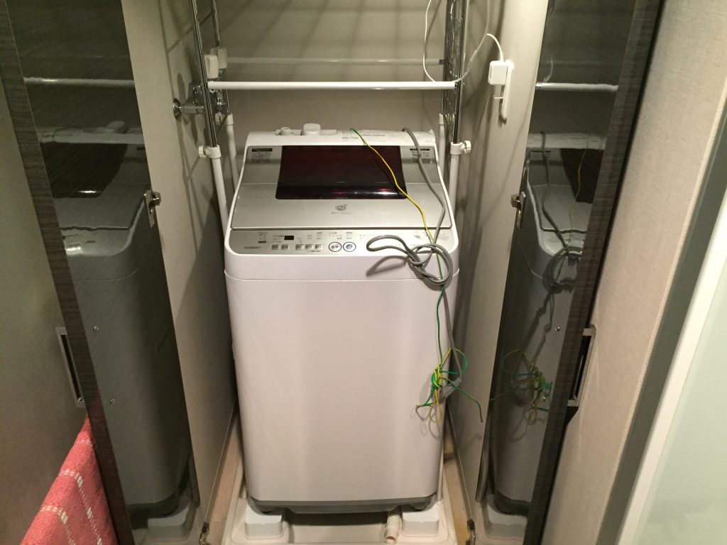 横浜市西区にて洗濯機の取り付け依頼を頂きました