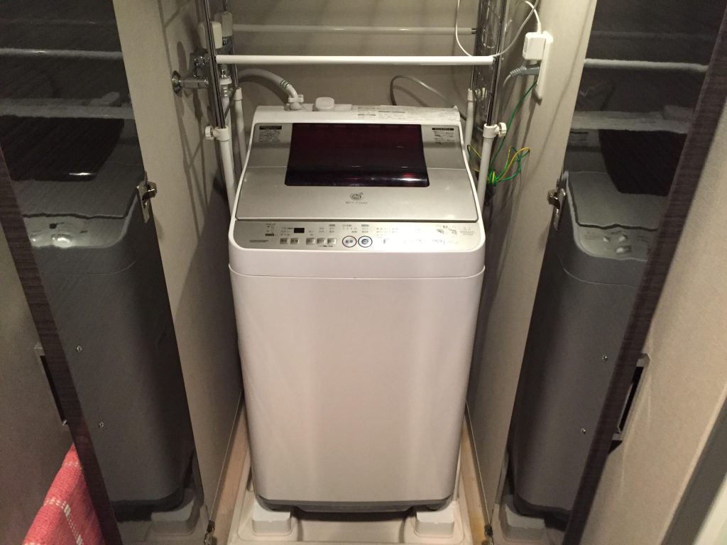 横浜市西区にて洗濯機の取り付け依頼を頂きました