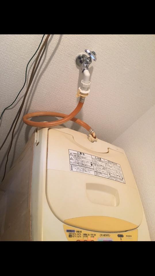 品川区にて洗濯機の取り付け依頼を頂きました
