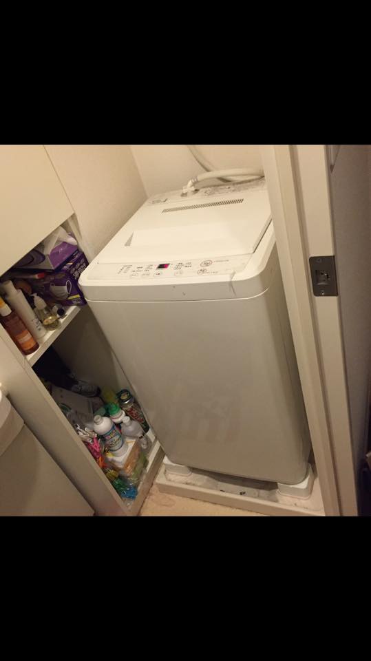 渋谷区にて洗濯機の取り付け依頼を頂きました