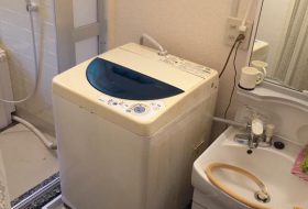 東京都中野区にて洗濯機の取り付け依頼を頂きました 水さぽ