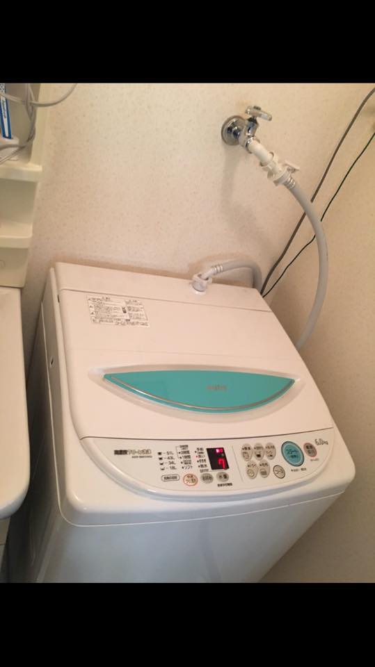 板橋区にて洗濯機の取り付け依頼を頂きました