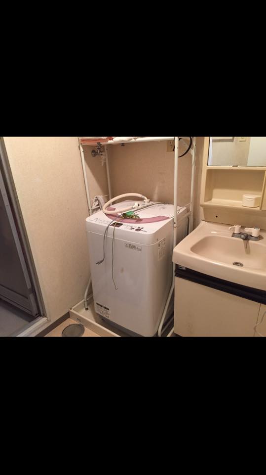 杉並区にて洗濯機の取り付け依頼を頂きました