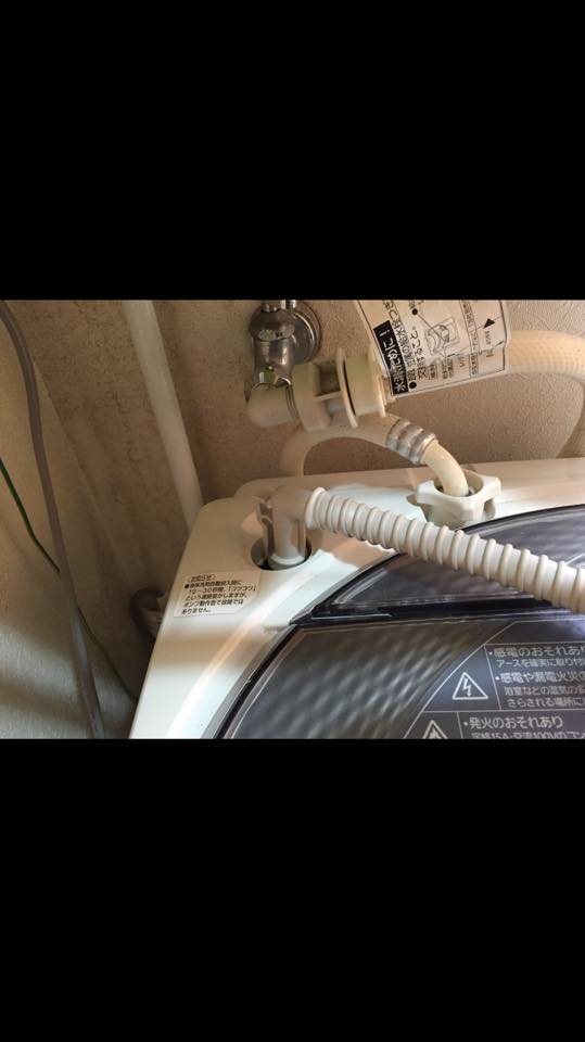 横浜市青葉区にて洗濯機の取り付け依頼を頂きました