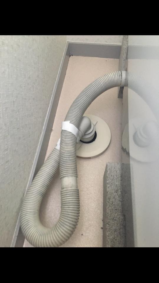 稲城市にて洗濯機の取り付け依頼を頂きました