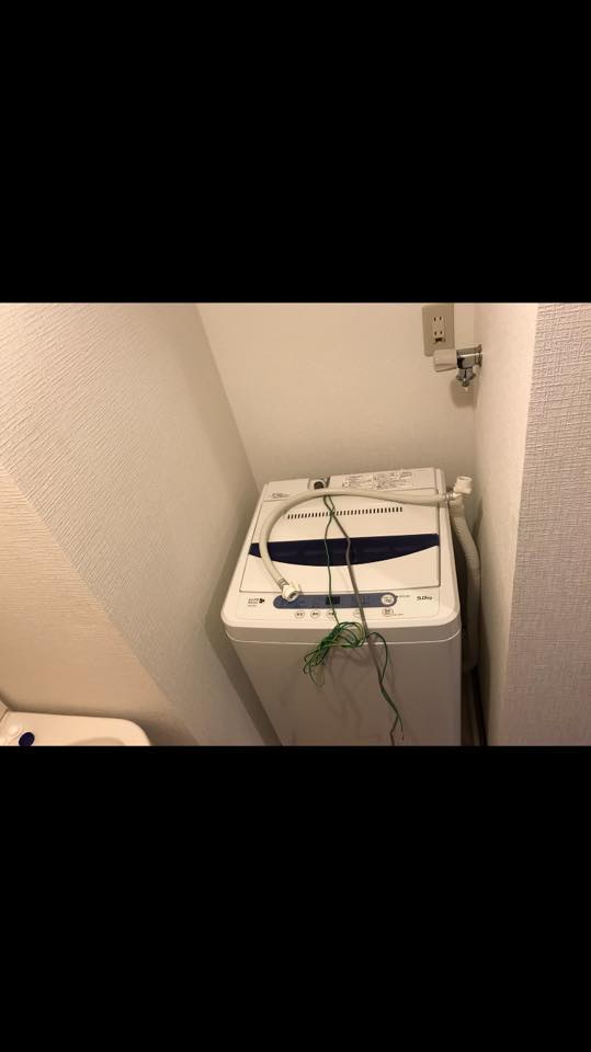 横浜市栄区にて洗濯機の取り付け依頼を頂きました