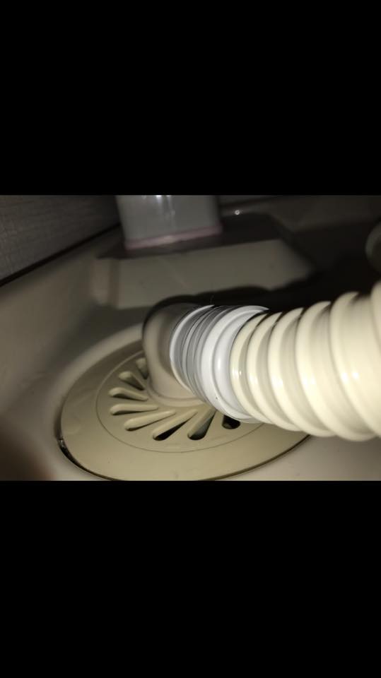 横浜市栄区にて洗濯機の取り付け依頼を頂きました