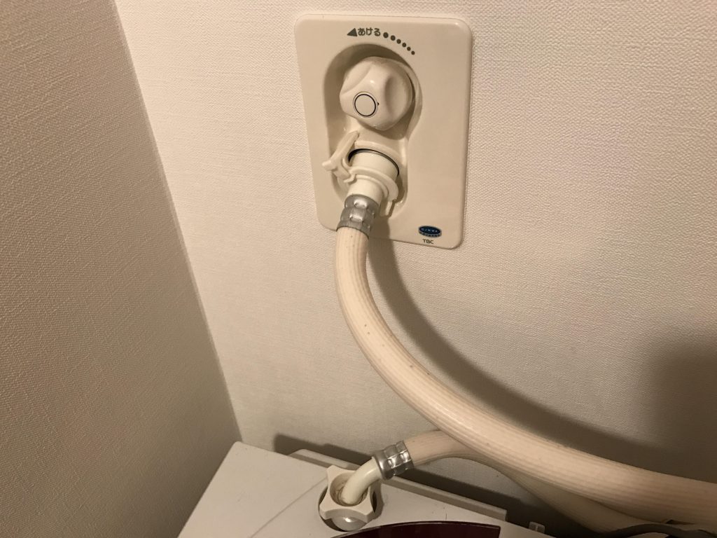 東京都小金井市にて洗濯機の取り付け依頼を頂きました