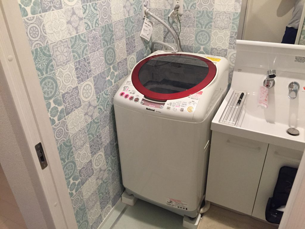 中央区にて洗濯機の取り付けの依頼を頂きました