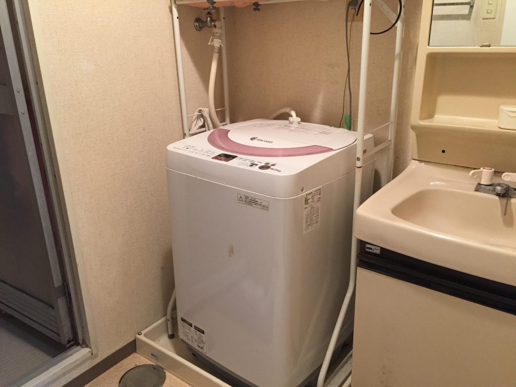 北区にて洗濯機の取り付け依頼を頂きました