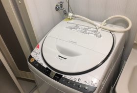 横浜市神奈川区にて洗濯機の取り付け依頼を頂きました