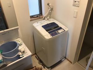横浜市磯子区にて洗濯機の取り付け依頼を頂きました