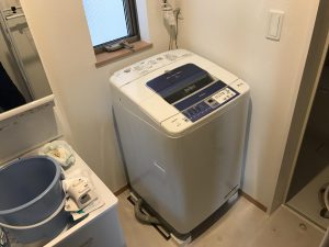 横浜市磯子区にて洗濯機の取り付け依頼を頂きました