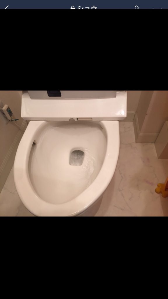 東京都港区にてトイレつまりの修理依頼を頂きました